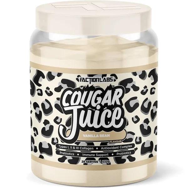 Faction Labs Cougar Juice - 28 Serves - Vanilla Bean