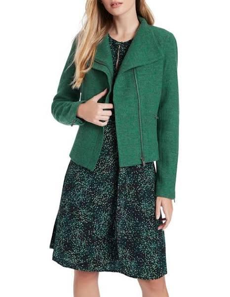 Marcs Lani Felted Wool Jacket in Green 12