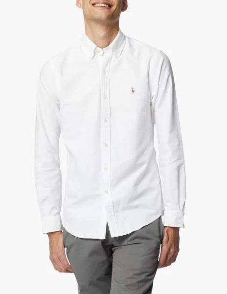 Polo Ralph Lauren Slim Fit Oxford Shirt - White