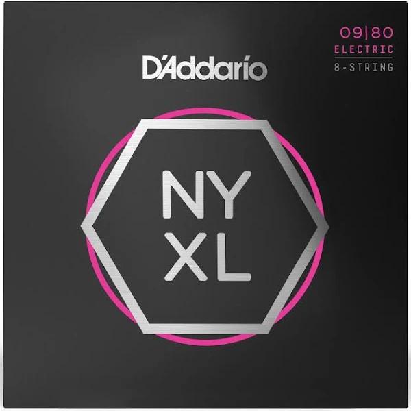 D'Addario NYXL0980 Nickel Wound 8-String Electric Guitar Strings Super