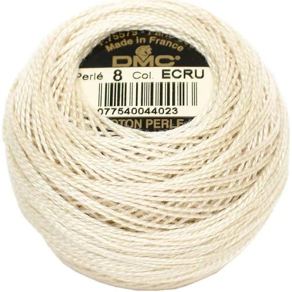 DMC Pearl Cotton Ball Size 8 87yd Ecru