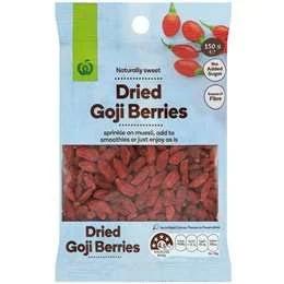 Woolworths Dried Goji Berries 150g