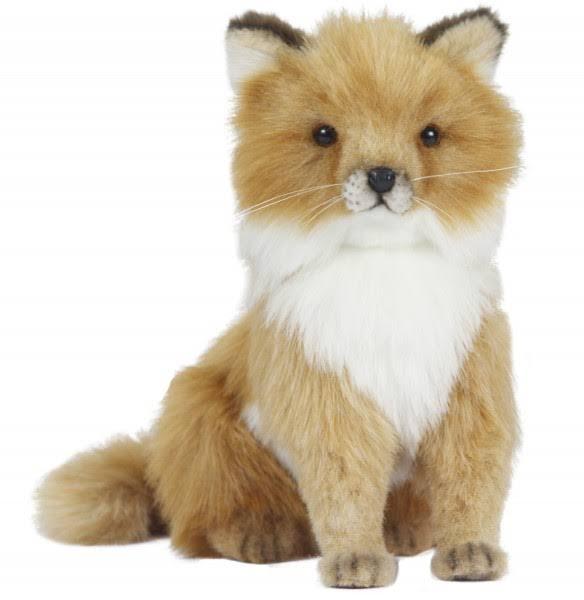 Fox Pup Sitting Soft Toy - Hansa