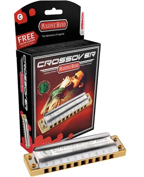 Hohner Marine Band Crossover Diatonic Harmonica M2009 Key of G