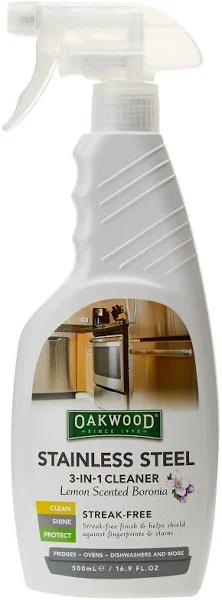 Oakwood Stainless Steel 3 in 1 Cleaner 500ml