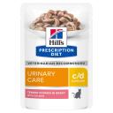 Hill's Prescription Diet C/D Multicare Urinary Care Salmon Wet Cat Food - 12 x 85g Pouches