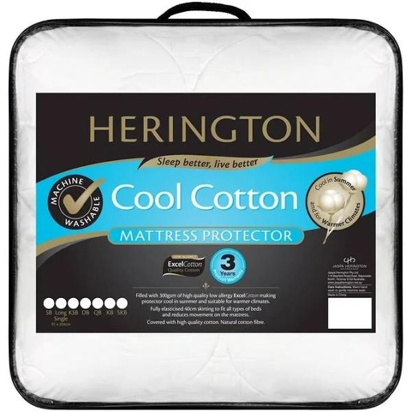 Herington Cotton Mattress Protector - Double