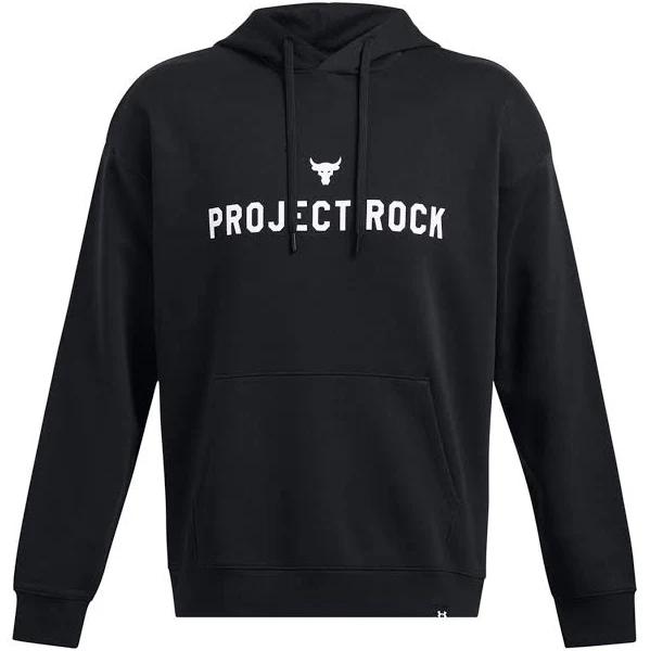 Under Armour Project Rock Icon Fleece Hoodie Black XL Man