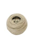 DMC Pearl Cotton Ball Size 8 87yd Light Beige Grey