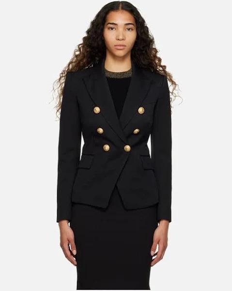 Balmain Black Double-Breasted Blazer