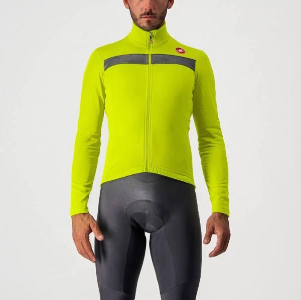 Castelli Puro 3 Jersey FZ - XL - Yellow Fluo