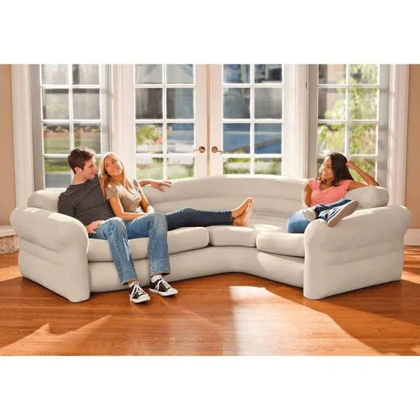 Inflatable Corner Sofa/Couch 257x203x76 cm 68575NP Intex