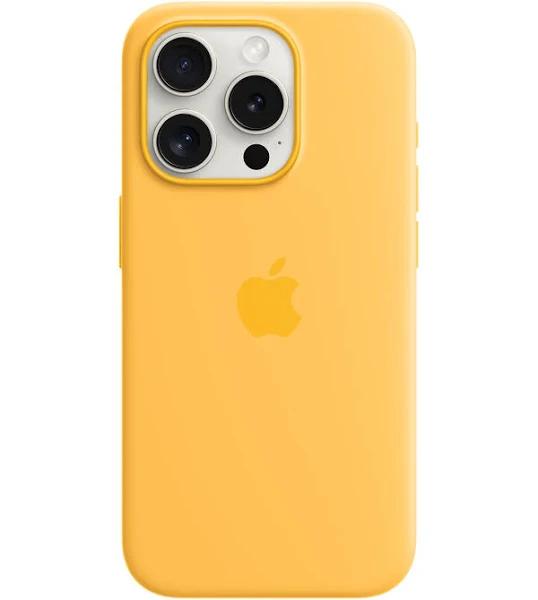 Apple iPhone 15 Pro Silicone Case with Magsafe - Sunshine