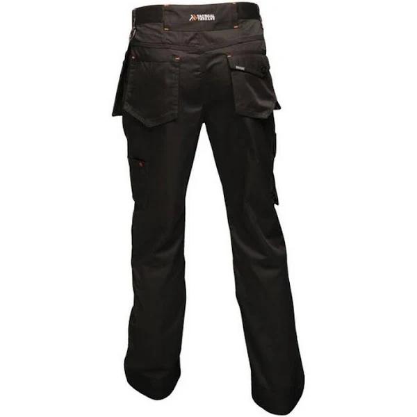 Regatta Mens Incursion Work Trousers Black 34R