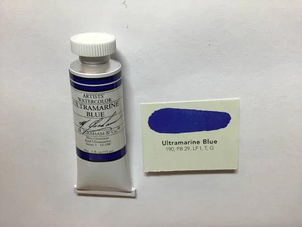 M. Graham 30ml Tube Watercolour Paint, Ultramarine Blue