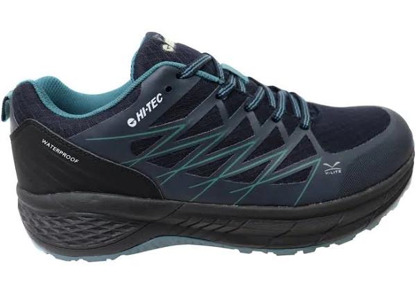 Hi Tec Mens Trail Lite Waterproof Comfortable Hiking Shoes Navy 9 US