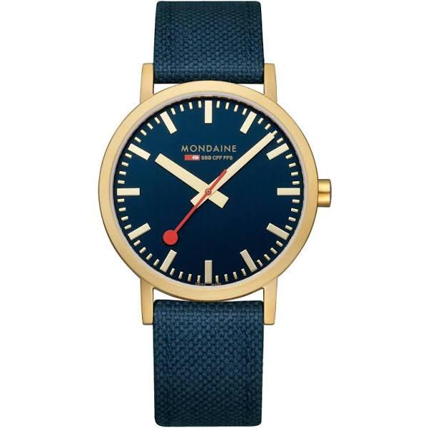 Mondaine Classic 40 mm Watch Blue