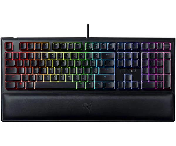 Razer Ornata V2: Gaming Keyboard with Mecha-Membrane Keys, Hybrid MechaMembrane with Razer Chroma RGB Backlight, Mechanic Switch, UK-Layout