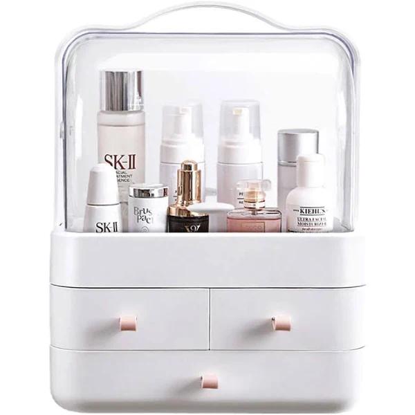 Makeup Organiser Storage Box - Cosmetic Jewellery Vanity Portable Display Case