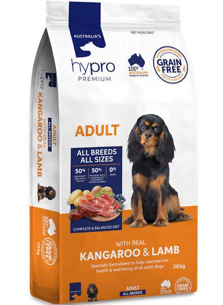 Hypro Premium Kangaroo & Lamb Adult Dog Food 9kg