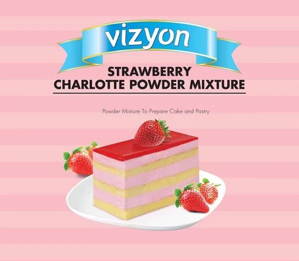 Vizyon Charlotte Mousse Power Mixture - Strawberry 200g