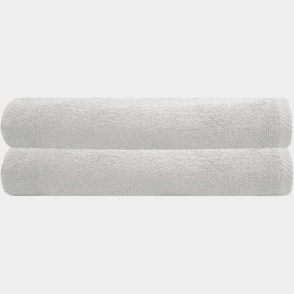 Bambury Chateau Bath Sheet 2pack White