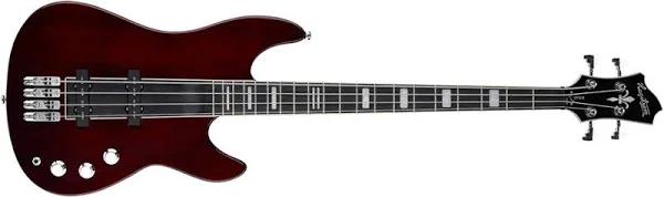 Hagstrom Super Swede Bass IV String Electric Bass Natural Mahogany