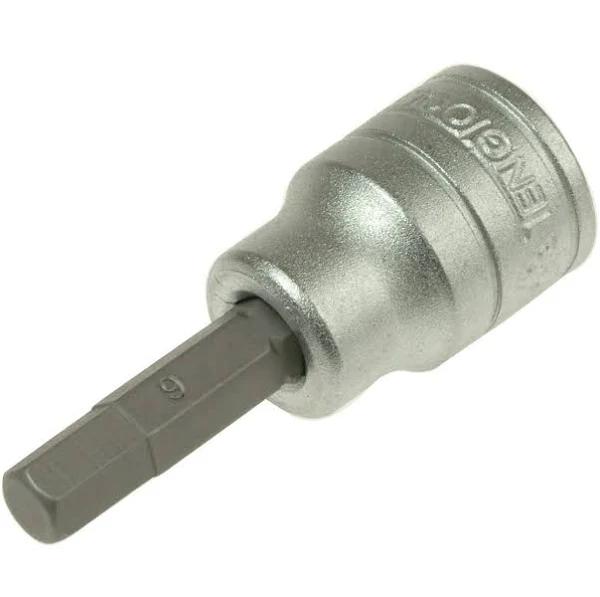 Teng M381504 S2 4mm 3/8-Inch Hex Socket Bit Drive