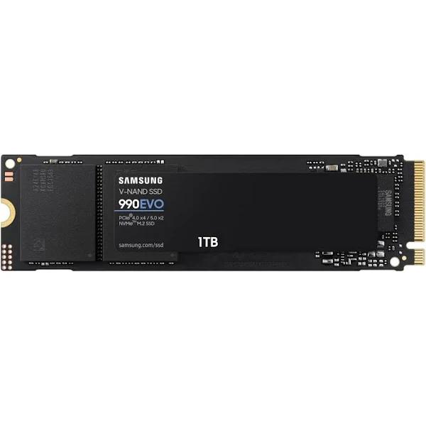 Samsung SSD 990 Evo 1TB, Pcie 5.0 M.2 2280, Seq. Read Speeds Up-to 5,000MB/s ( MZ-V9E1T0B/AM)