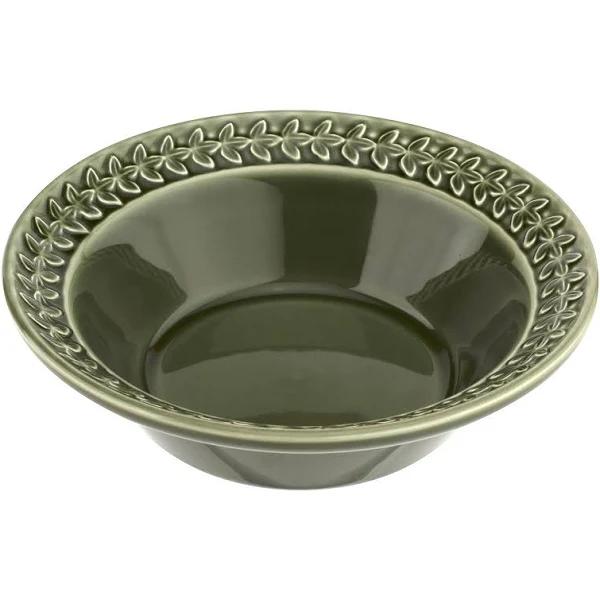 Portmeirion Bowls Medium - Forest Green Botanic Garden Harmony Leaf Embossed Cereal Bowl