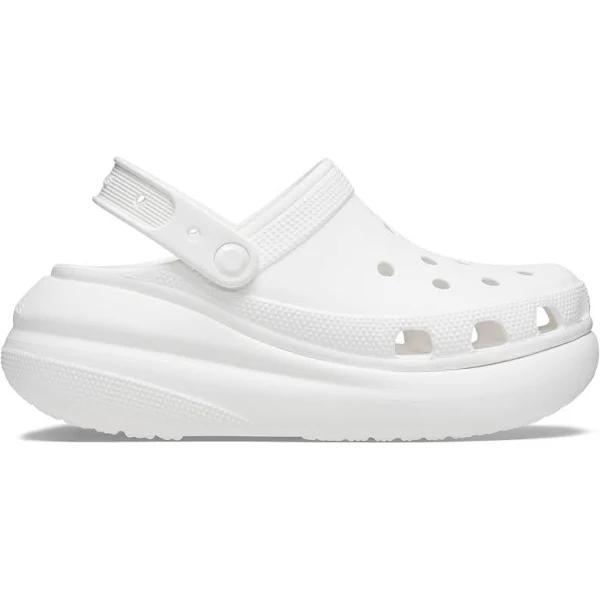 Crocs Unisex Classic Crush Clogs White Size 12