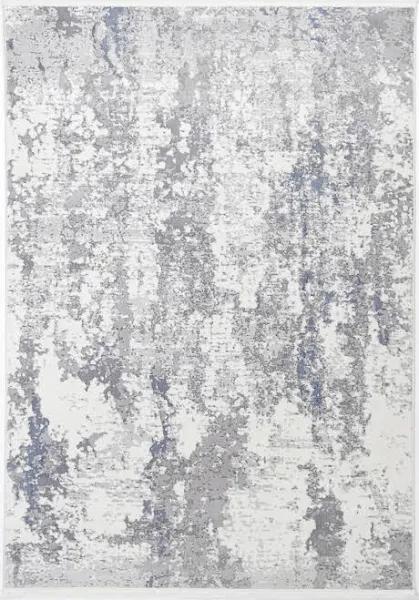 Cordelia One Modern Grey Blue Rug 160 x 230cm