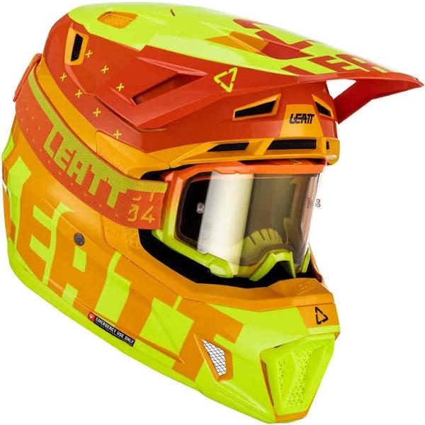 Leatt 7.5 Helmet Kit Moto - Citrus - L