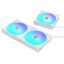 Lian Li AL120 V2 Uni Fan ARGB PWM 120mm White 3 Pack