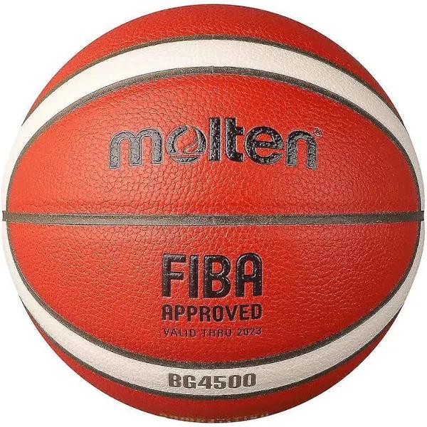 Molten 4500 Premium Leather Basketball Tan/White 7