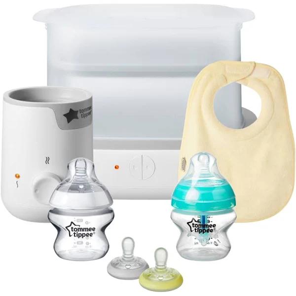 Tommee Tippee New Parent Baby Bottle Starter Set (White)