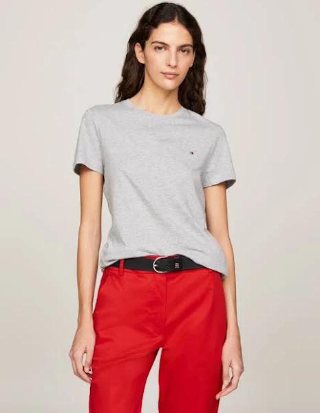 Heritage Crew Neck Tee Grey XXL at Tommy Hilfiger