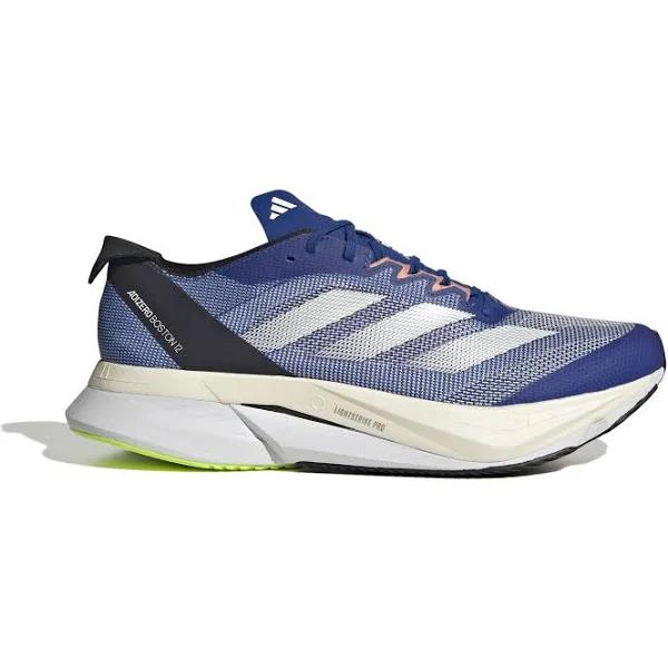 adidas-Adizero Boston 12 Shoes-Men-Royal Blue / Zero Metalic / Lucid Lemon-M 8 / W 9