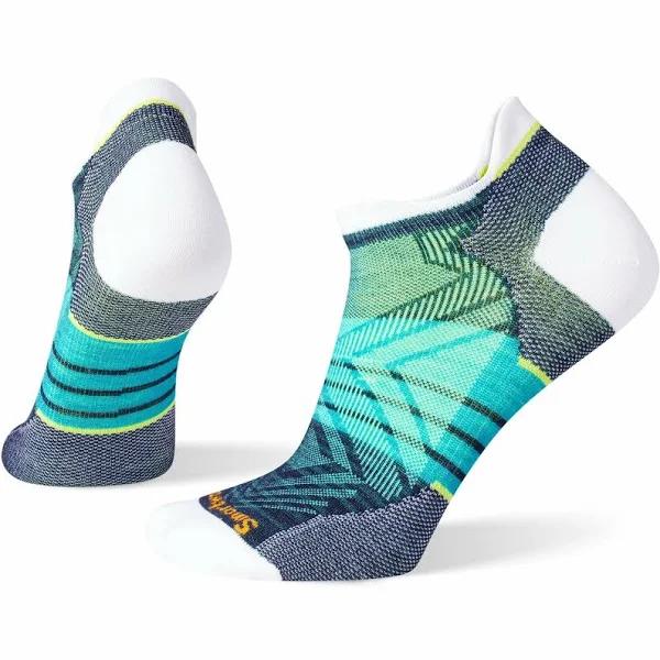 Smartwool Women's Run Zero Cushion Low Ankle Socks - White