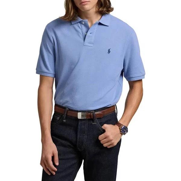 Polo Ralph Lauren Classic Fit Mesh Polo Campus Blue