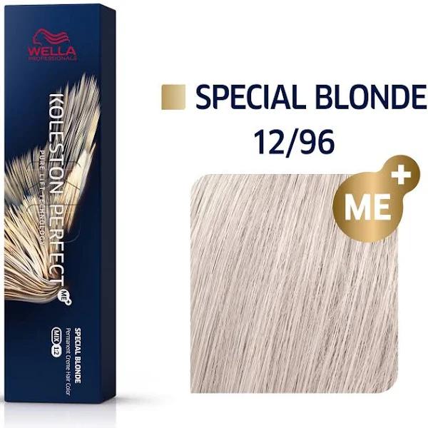 Wella Koleston Perfect Me+ Permanent Hair Colour Size 60g - 12/96 Special Blonde Cendre Violet