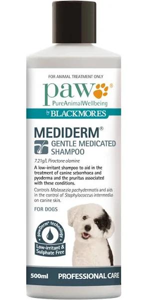 Paw MediDerm Gentle Medicated Shampoo - 500ml