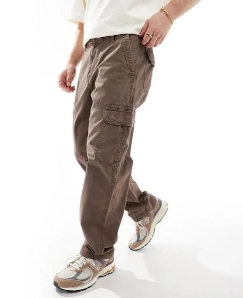 Cotton On - Men's Brown Pants - Tactical Cargo Pants - Size 36 at The Iconic