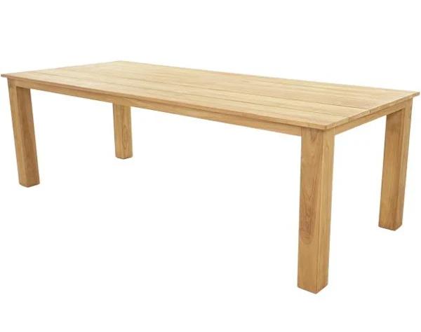 Brooklyn Teak Outdoor Dining Table (240x100cm) by FurnitureOkay