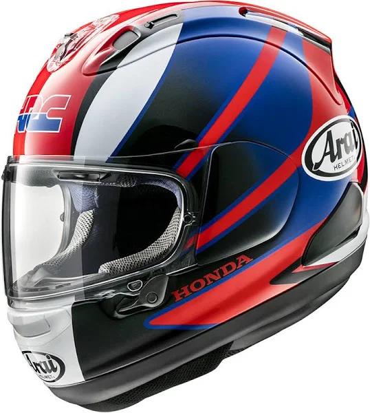 Arai RX-7V Honda CBR Helmet, Red, Size S