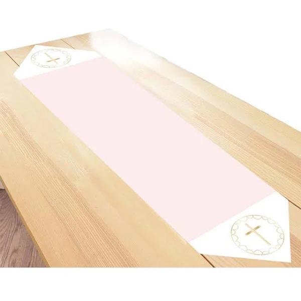 Botanical Celebration Pink Table Fabric Runner 1.2m