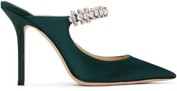 Jimmy Choo Green Bing 100 Heels