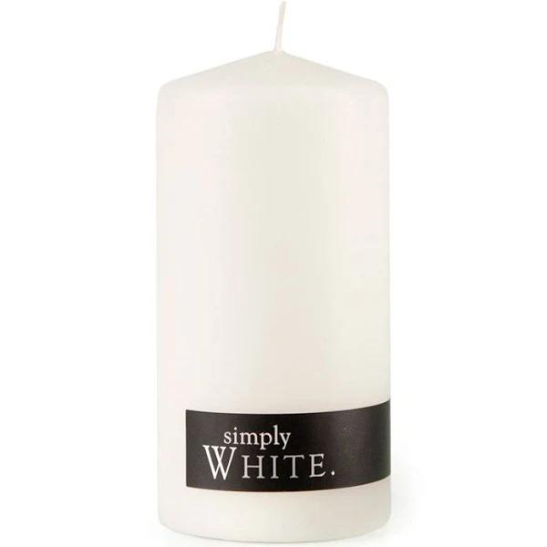 White Pillar Candle - Standard