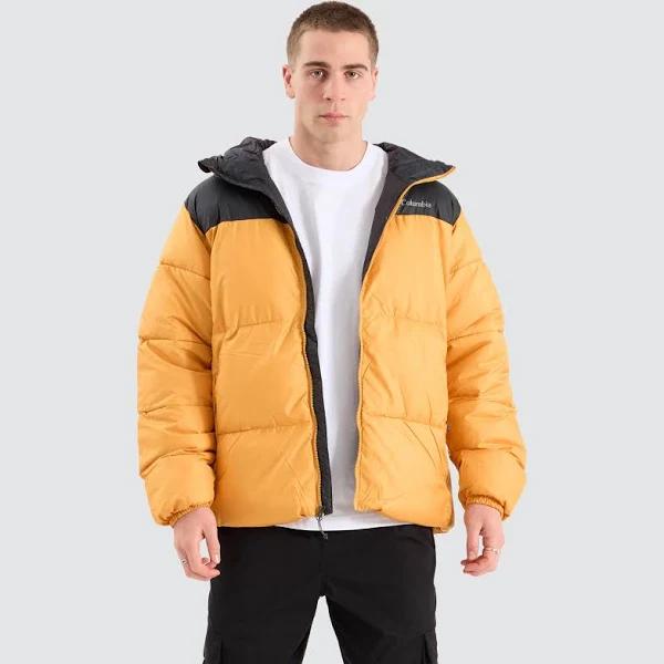 Columbia Puffect Hooded Insulated Jacket Raw Yellow | Neverland Yellow / L