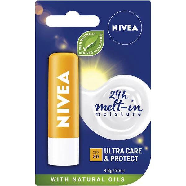 Nivea SPF30 Care Protect Lip Balm Ultra 4.8 Gram